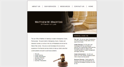 Desktop Screenshot of maertziglaw.com